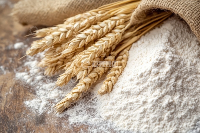 高清大图下载【趣麦麦图】小麦和面粉摄影