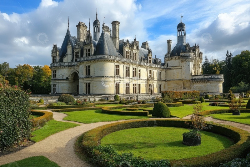 高清大图下载【趣麦麦图】城堡花园建筑摄影