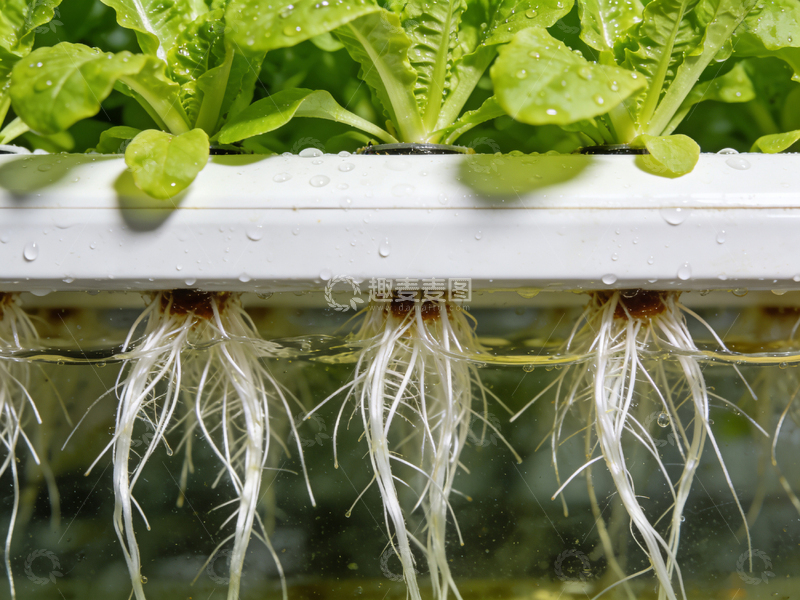 高清大图下载【趣麦麦图】水培植物根系特写摄影图片