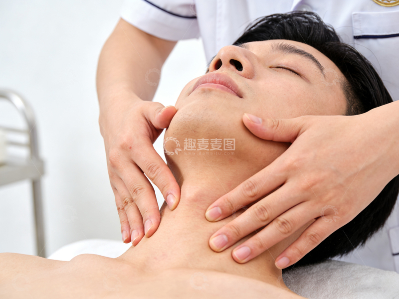 高清大图下载【趣麦麦图】按摩保健面部护理素材