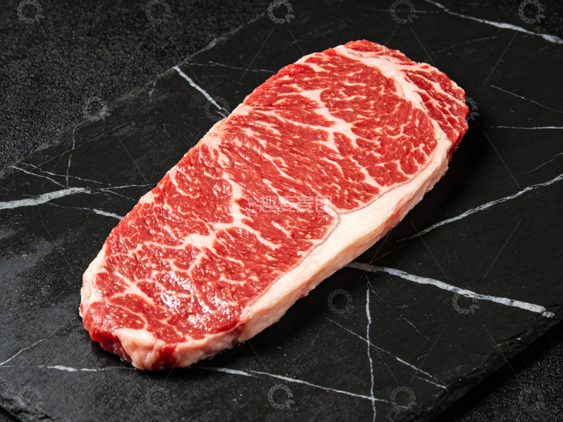 高清大图下载【趣麦麦图】优质牛排大理石背景美食摄影