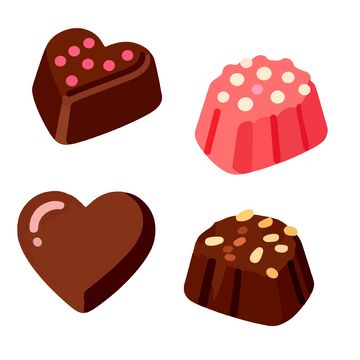 卡通风格甜点插画设计素材