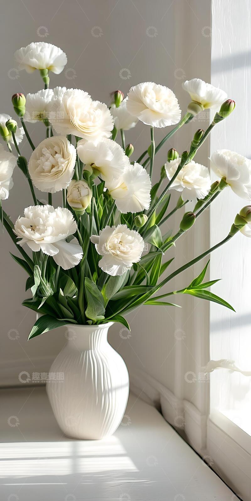 高清大图下载【趣麦麦图】春天治愈系白色鲜花4