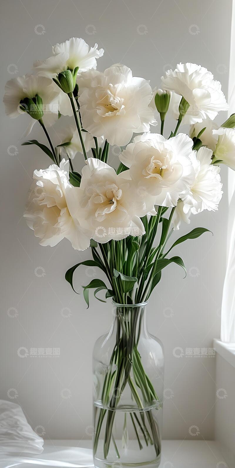 高清大图下载【趣麦麦图】春天治愈系白色鲜花9