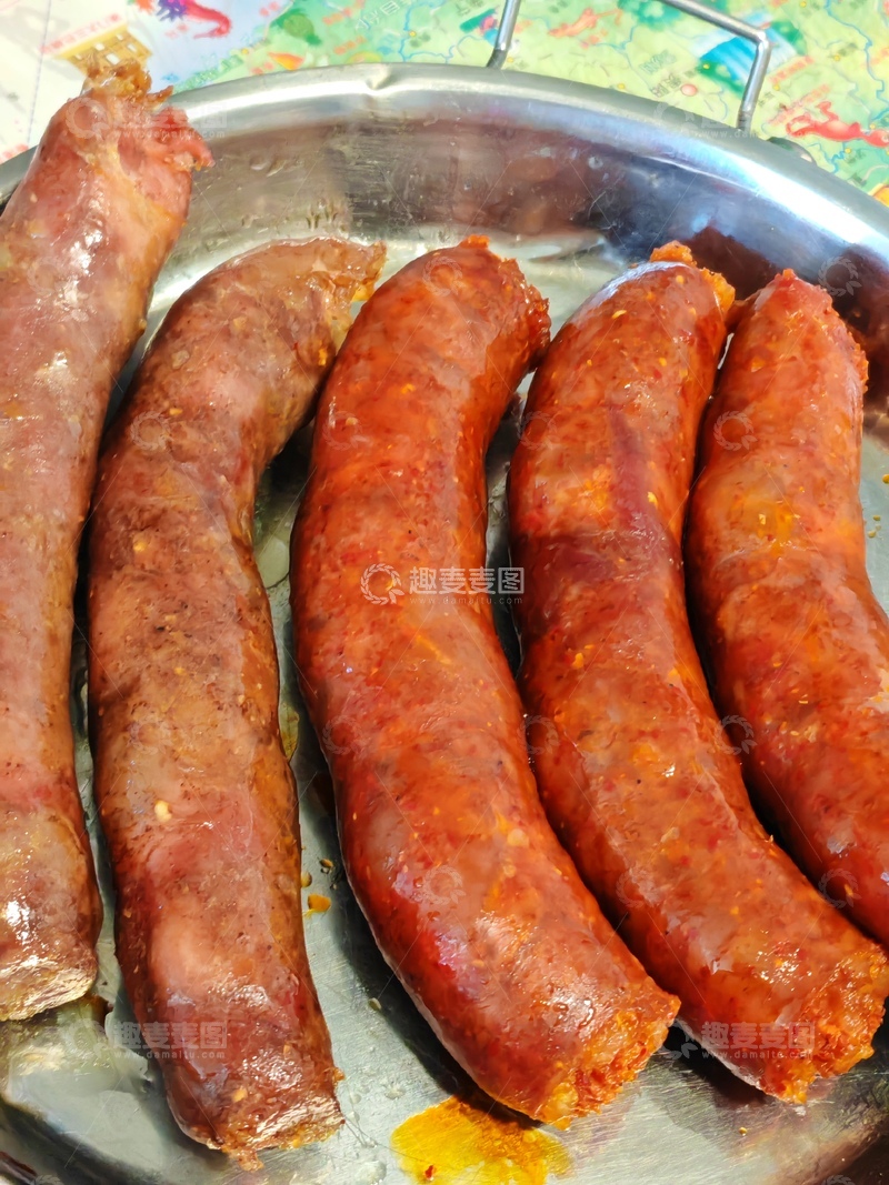 高清大图下载【趣麦麦图】烤香肠美食特写摄影