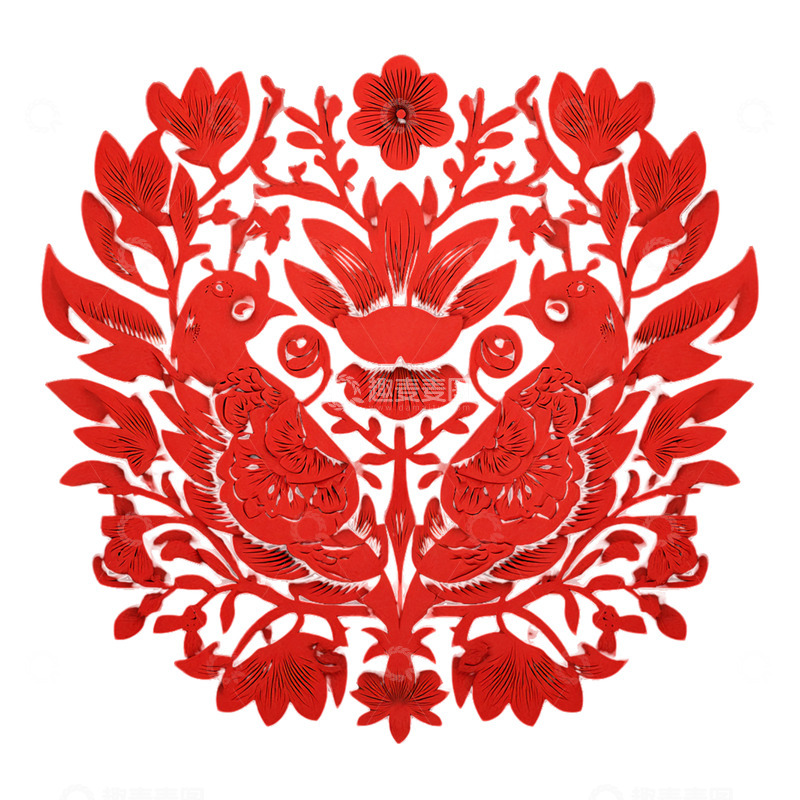 高清大图下载【趣麦麦图】红色凤凰花开盛世