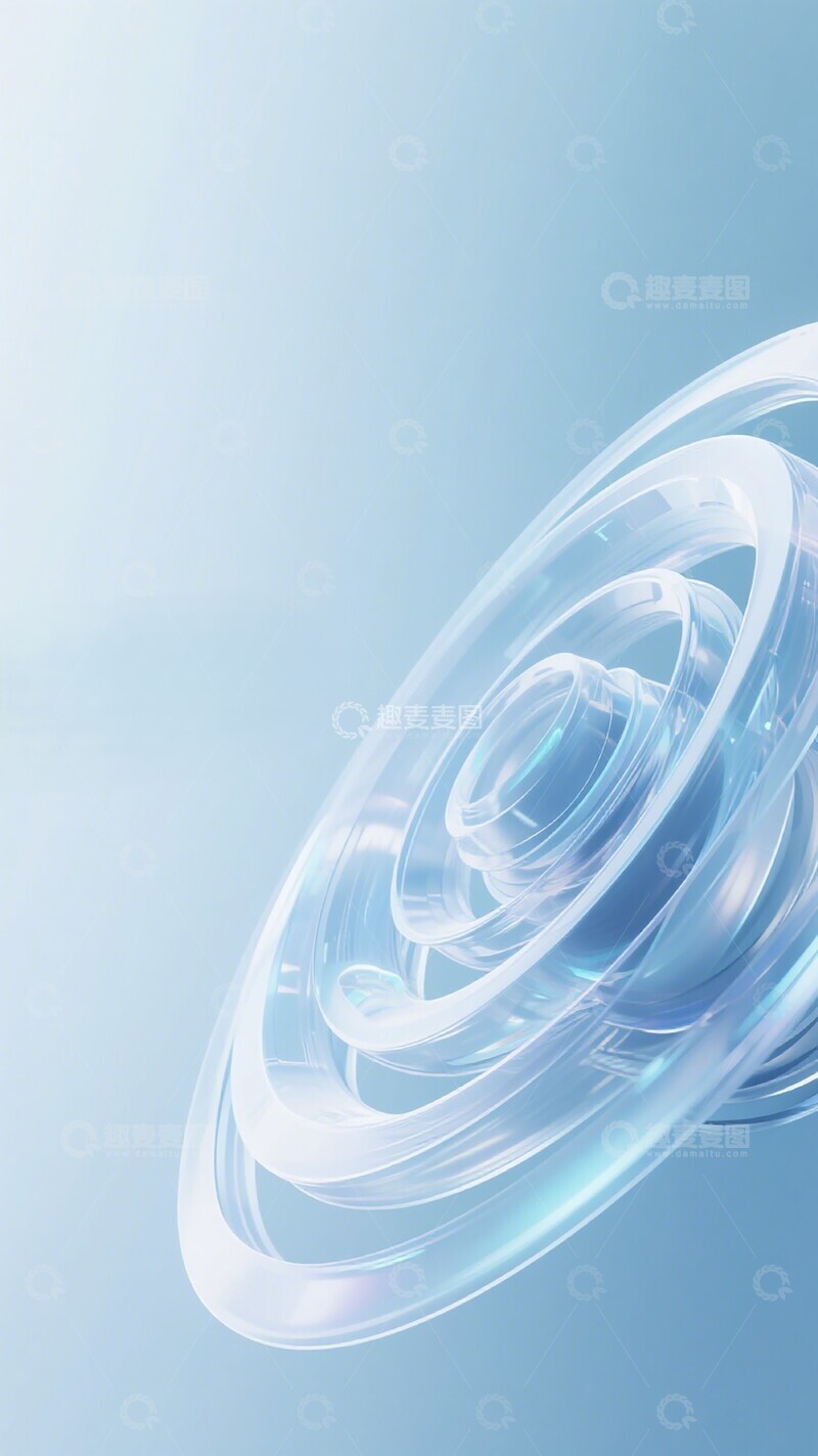 高清大图下载【趣麦麦图】抽象光影流动设计素材