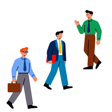 职场人物插画矢量素材