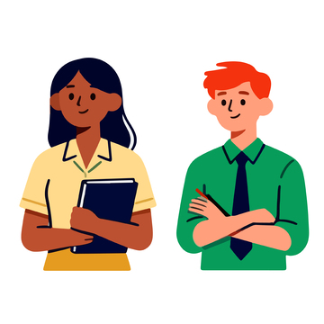 卡通人物职业形象插画