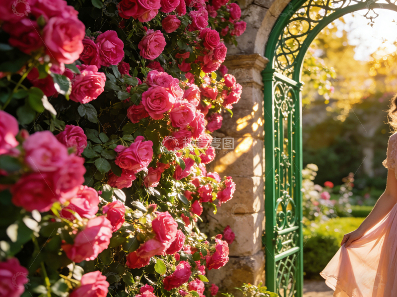 高清大图下载【趣麦麦图】花园玫瑰盛景浪漫摄影