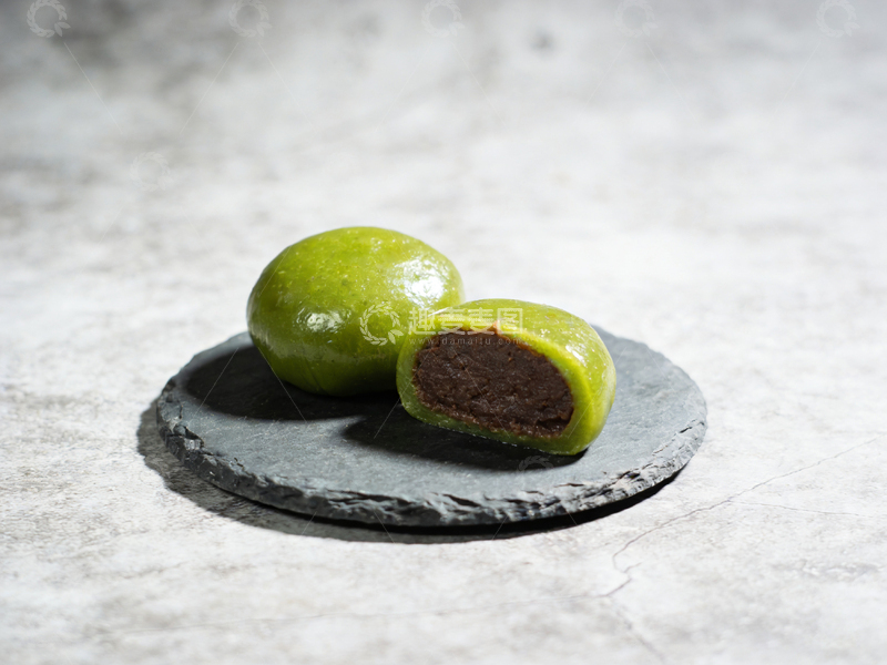 高清大图下载【趣麦麦图】绿色点心美食摄影