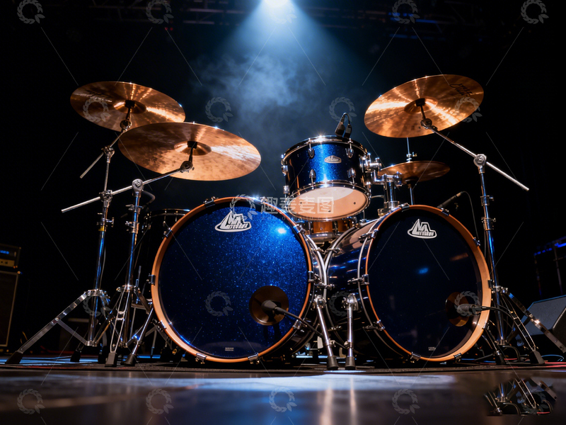 高清大图下载【趣麦麦图】专业舞台架子鼓
