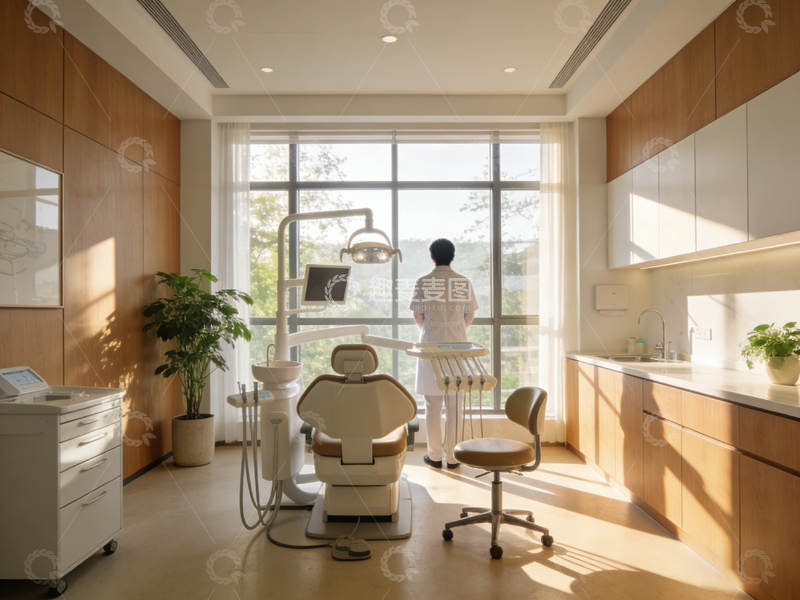 高清大图下载【趣麦麦图】现代牙科诊所内部摄影图