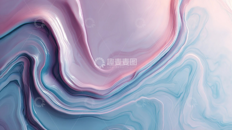 高清大图下载【趣麦麦图】梦幻色彩的流动奇迹