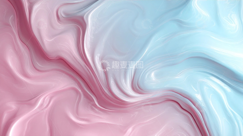 高清大图下载【趣麦麦图】梦幻交融的色彩漩涡