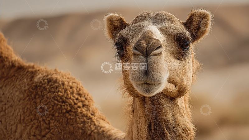 高清大图下载【趣麦麦图】沙漠之心的孤独旅者