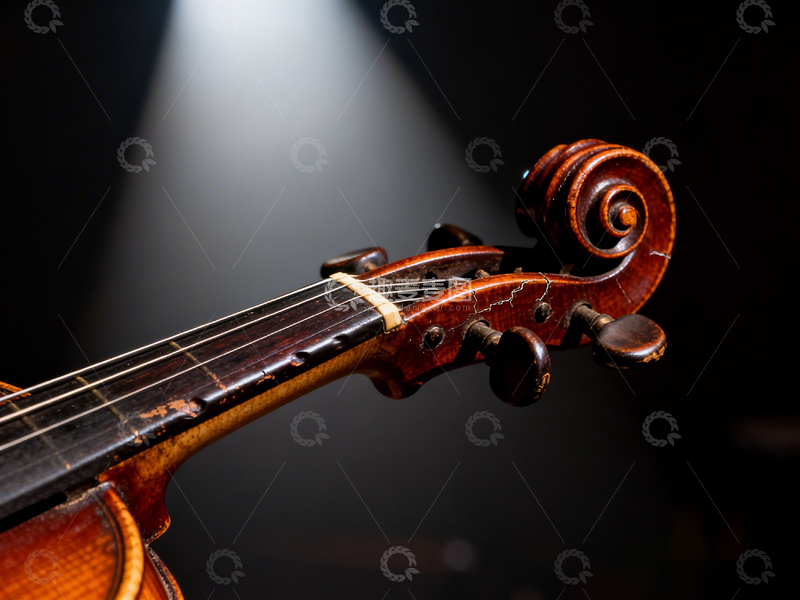 高清大图下载【趣麦麦图】古典小提琴特写艺术摄影