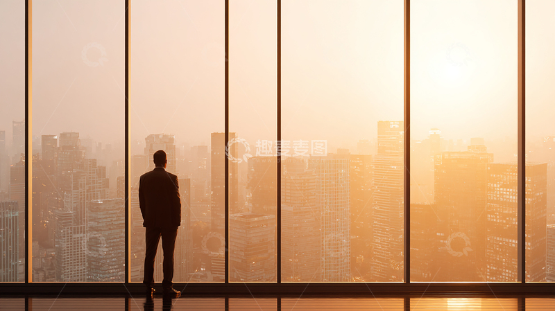 高清大图下载【趣麦麦图】余晖下的城市梦想剧场