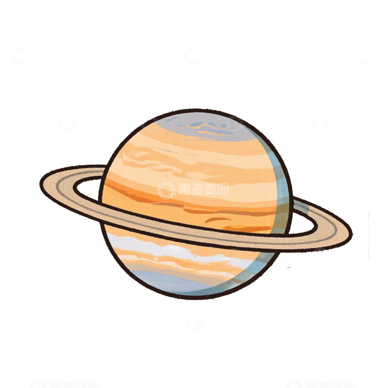 高清大图下载【趣麦麦图】-行星星球天王星免抠元素