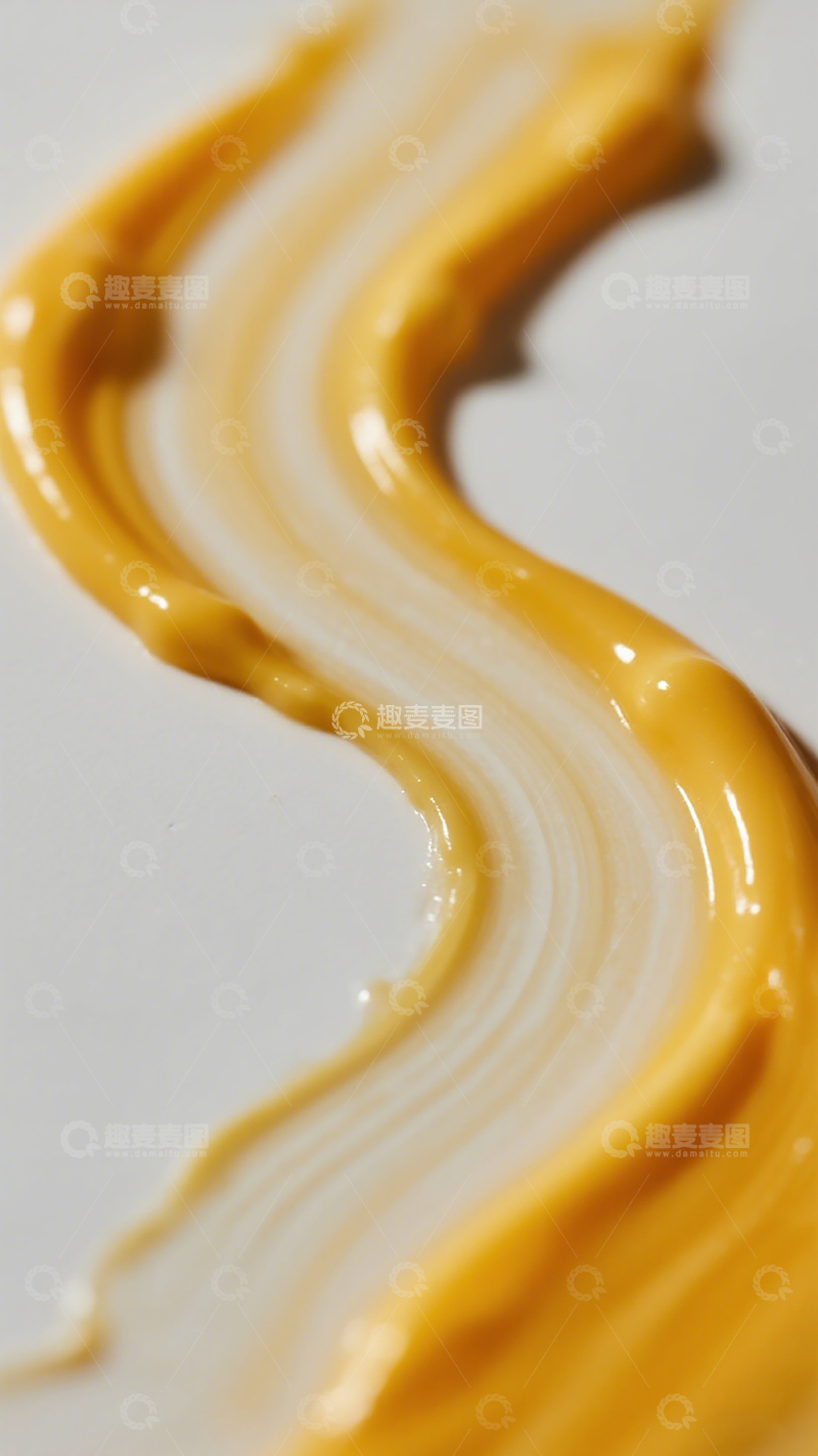 高清大图下载【趣麦麦图】金黄酱料曲线特写