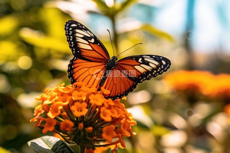 高清大图下载【趣麦麦图】蝴蝶花卉自然风光摄影图片
