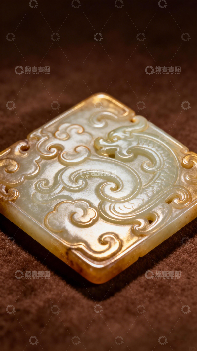 高清大图下载【趣麦麦图】古玉祥云纹饰鉴赏