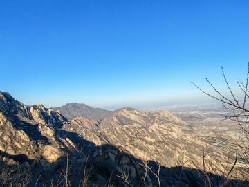 山脉风光山峦起伏
