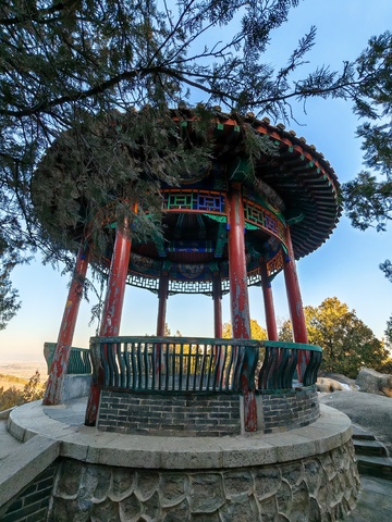 中国古典亭子景观摄影
