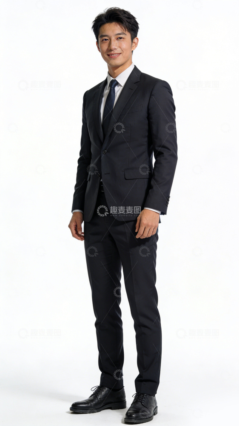 高清大图下载【趣麦麦图】正装男士全身照职业形象照
