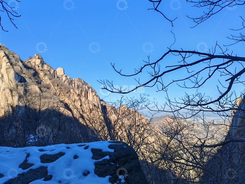 高清大图下载【趣麦麦图】-冬山雪景自然风光摄影