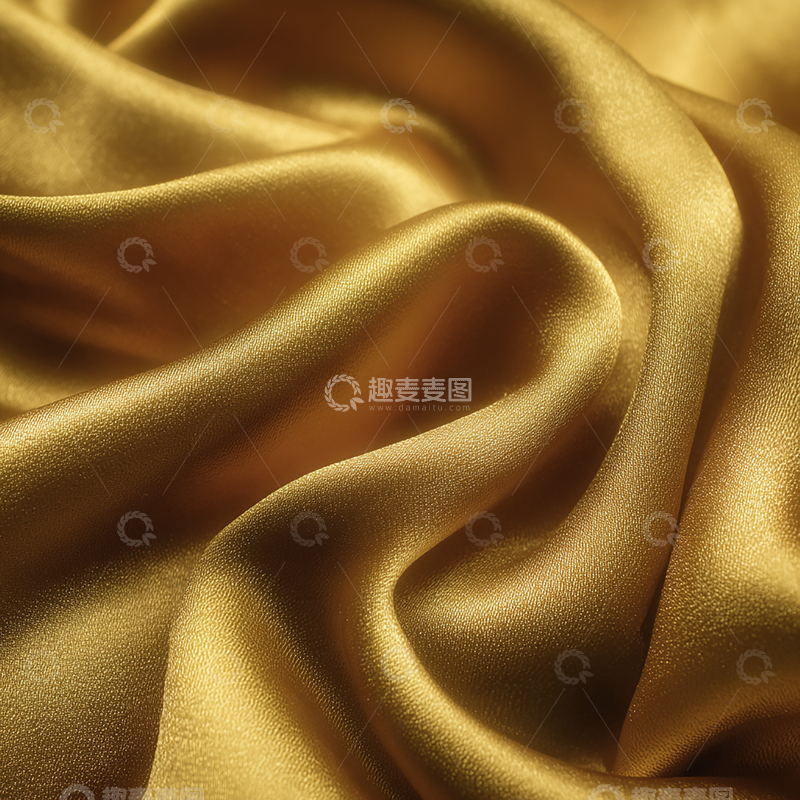 高清大图下载【趣麦麦图】华丽金色织物的细腻纹理