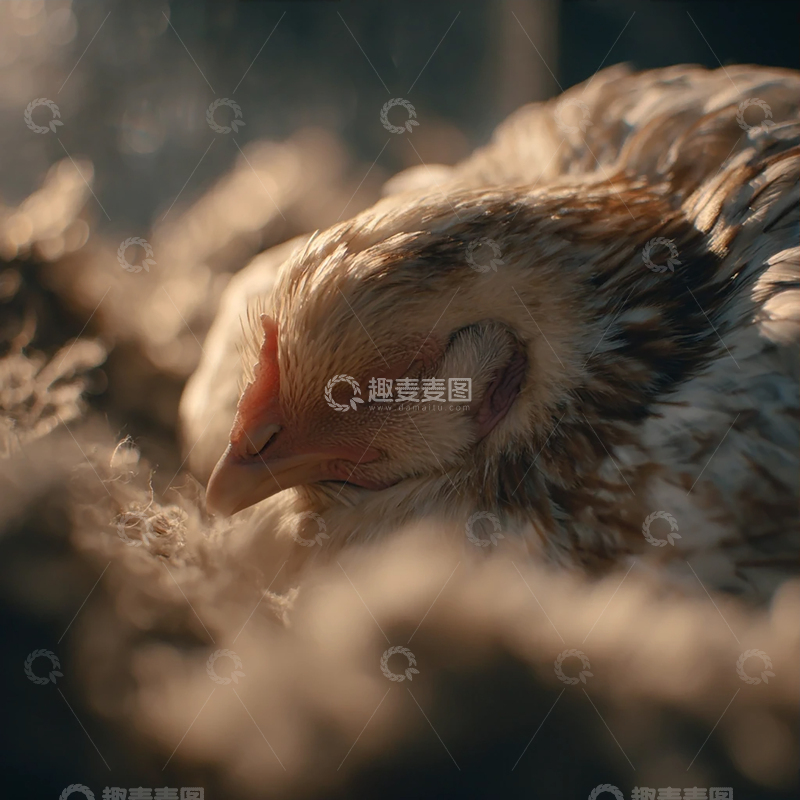 高清大图下载【趣麦麦图】破晓之羽 梦境中的幼鸟