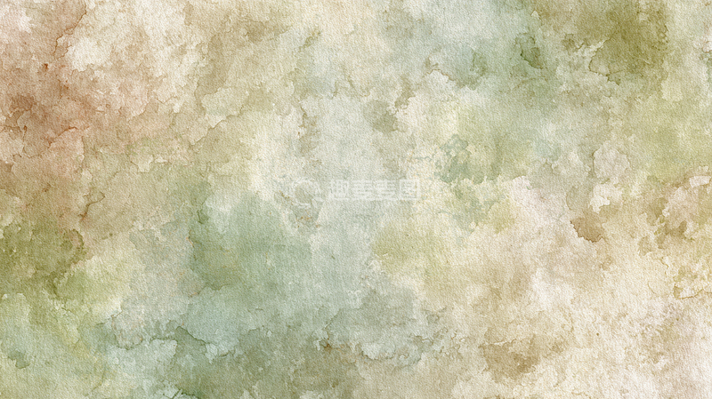 高清大图下载【趣麦麦图】迷蒙水彩织就的梦幻云海