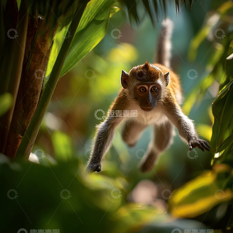 高清大图下载【趣麦麦图】探索热带雨林中的灵动精灵