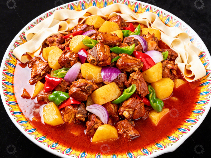 高清大图下载【趣麦麦图】大盘鸡美食佳肴色彩丰富