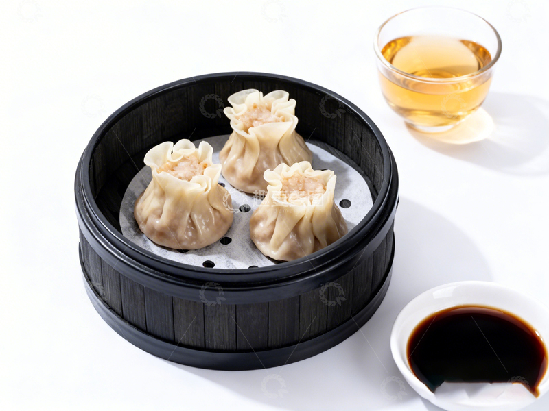 高清大图下载【趣麦麦图】蒸笼烧卖中式美食摄影