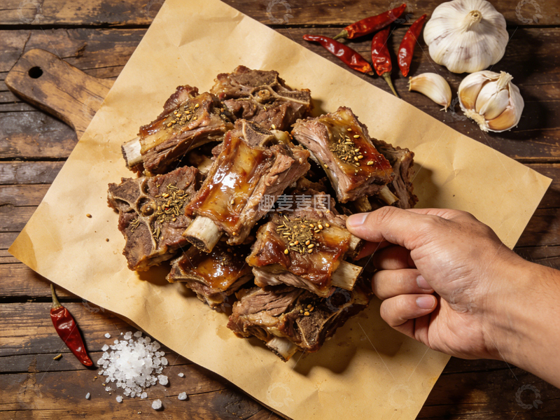 高清大图下载【趣麦麦图】美食烤肉烧烤烹饪食材摄影