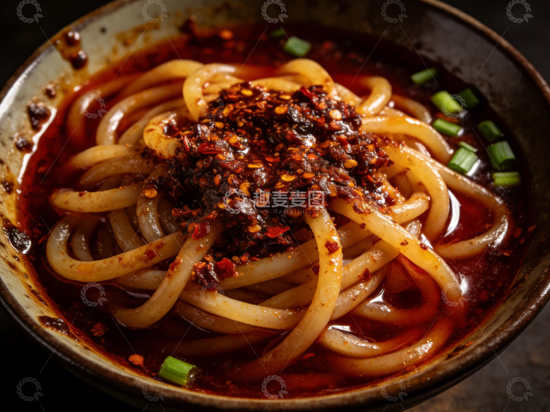 高清大图下载【趣麦麦图】红油米粉美食摄影