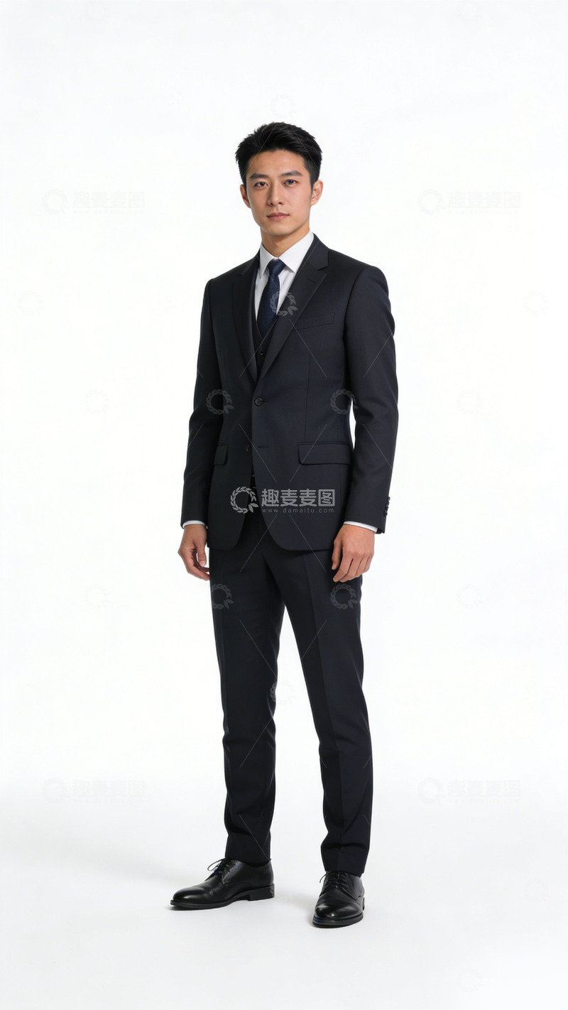 高清大图下载【趣麦麦图】商务男士形象照正装照
