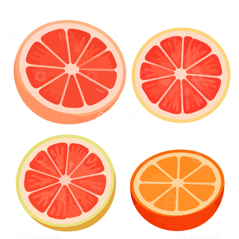 源文件下载【趣麦麦图】卡通水果插画设计元素