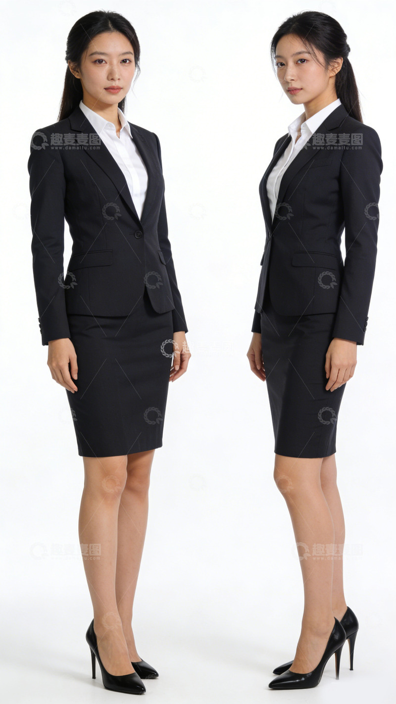 高清大图下载【趣麦麦图】职业商务女性正装形象照片