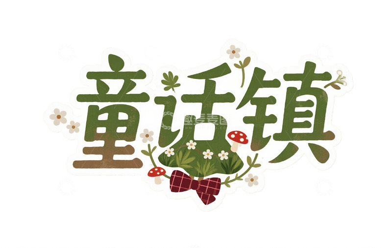 高清大图下载【趣麦麦图】童话风创意字体设计3