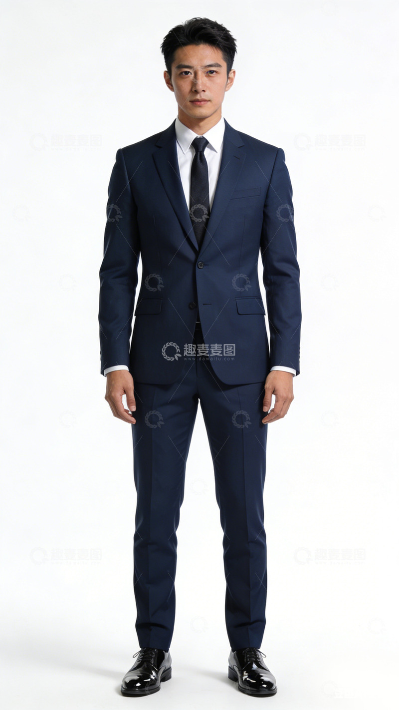 高清大图下载【趣麦麦图】商务男士西装正装形象照