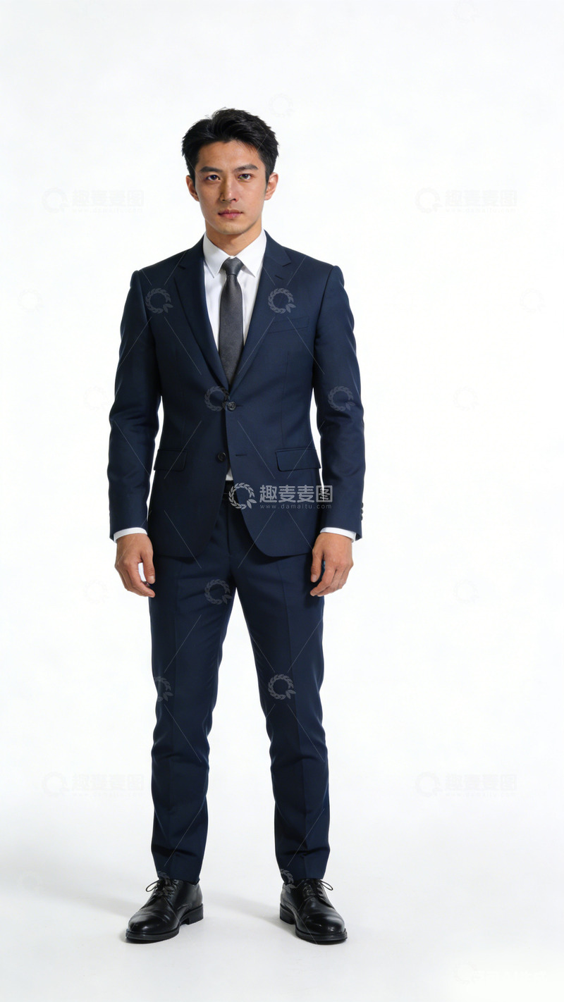 高清大图下载【趣麦麦图】商务帅气正装男士形象照