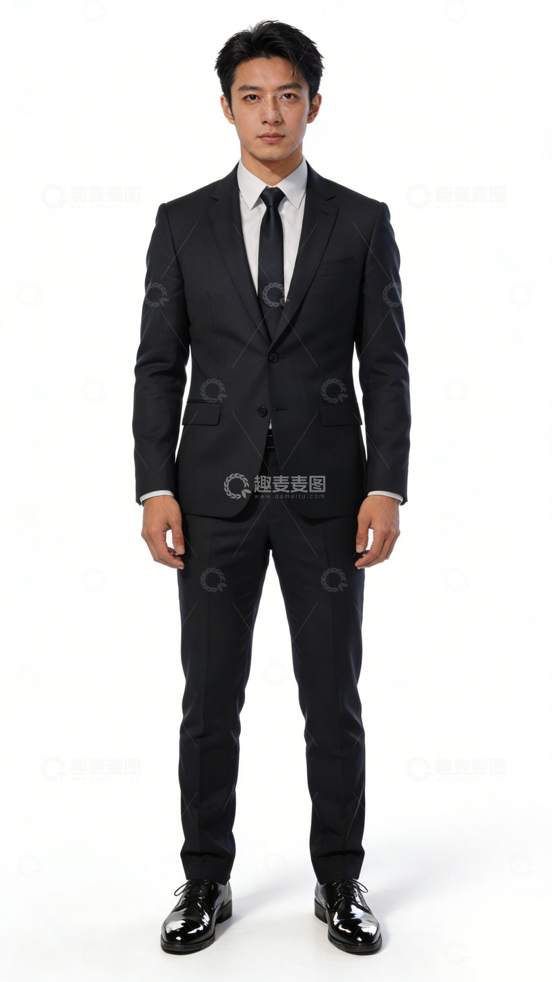 高清大图下载【趣麦麦图】正装男士全身照商务形象照