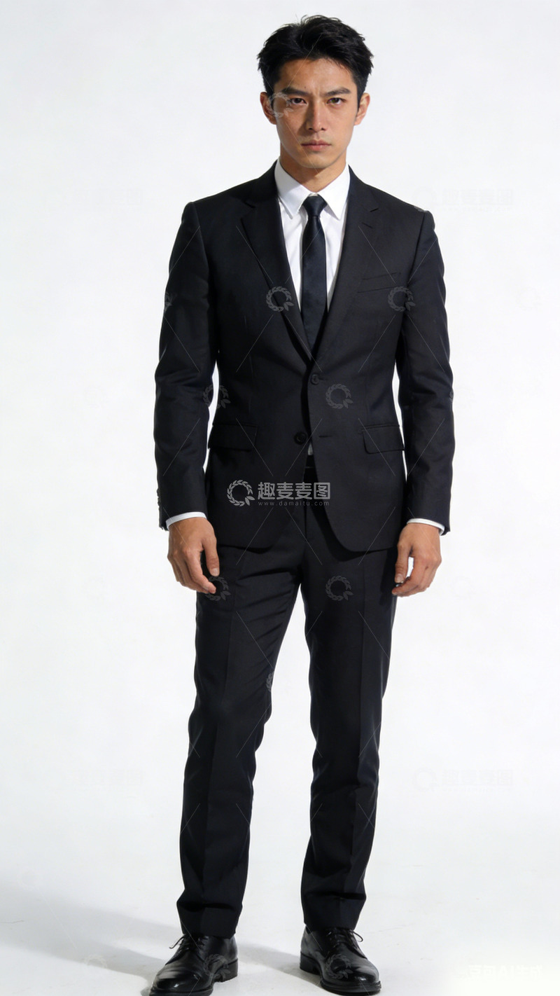 高清大图下载【趣麦麦图】正装男士全身照职业形象照片