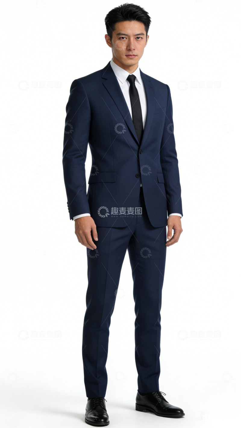 高清大图下载【趣麦麦图】商务正装男士形象展示