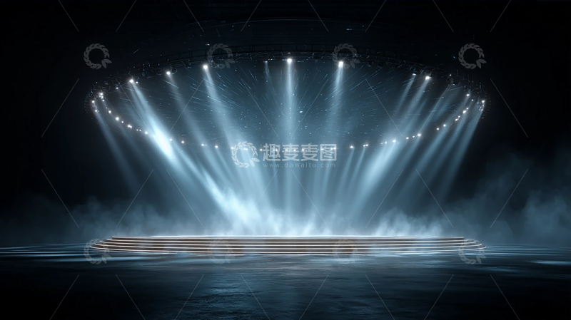 高清大图下载【趣麦麦图】光影舞台的神秘时刻