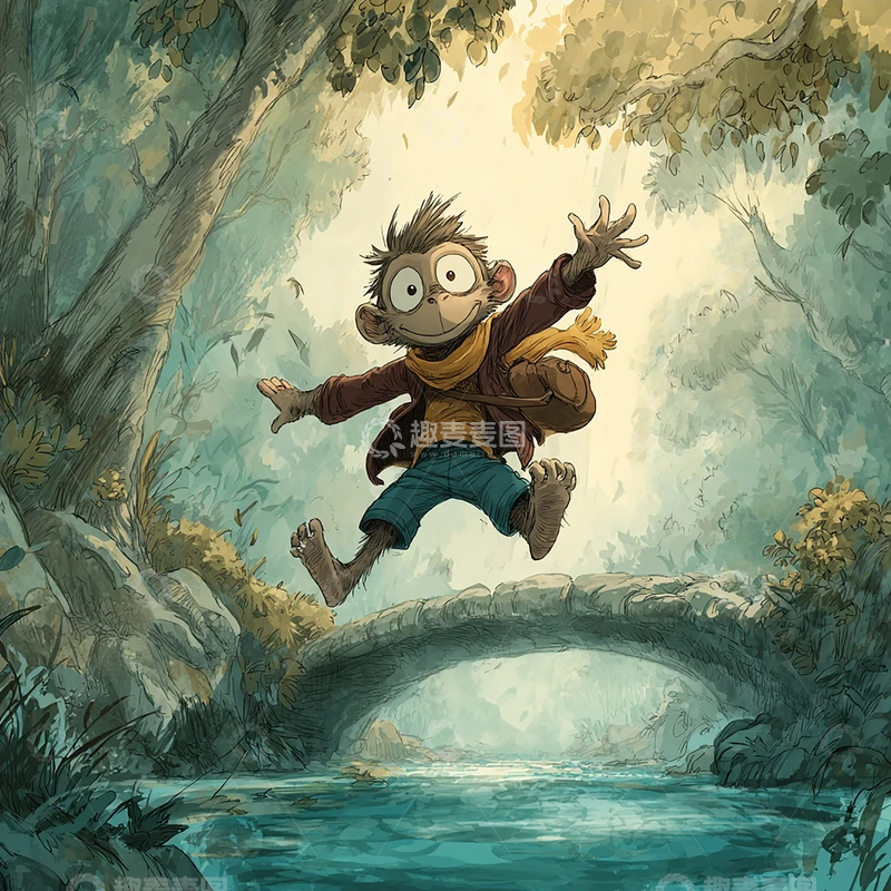 高清大图下载【趣麦麦图】探索热带雨林中的灵动精灵