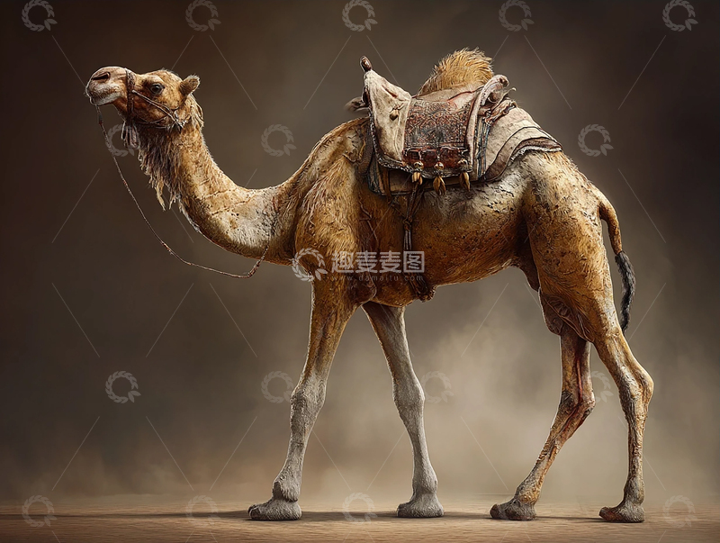 高清大图下载【趣麦麦图】古老商队的默默守候